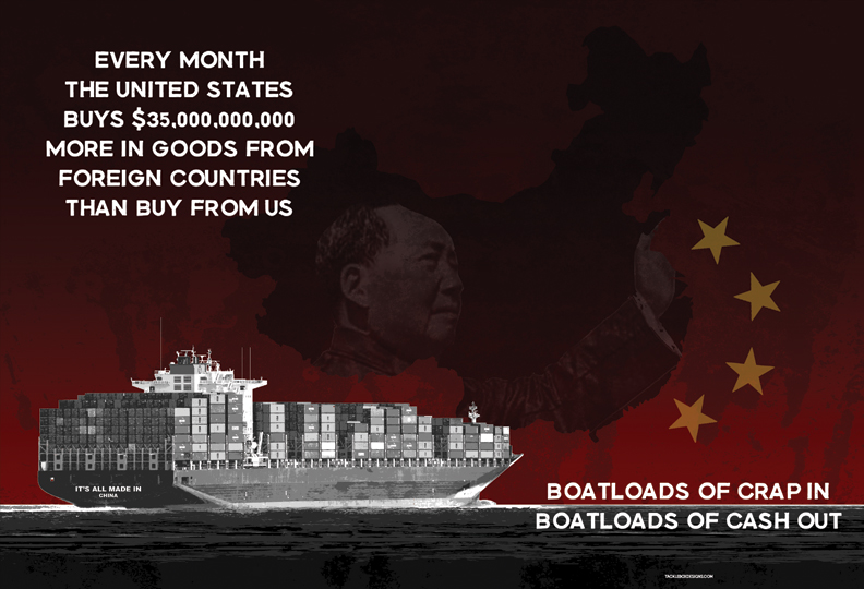 boatloads of crap in